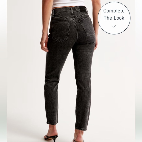 Abercrombie & Fitch High Rise Mom Jean - size 27 / 4 - Picture 3 of 6